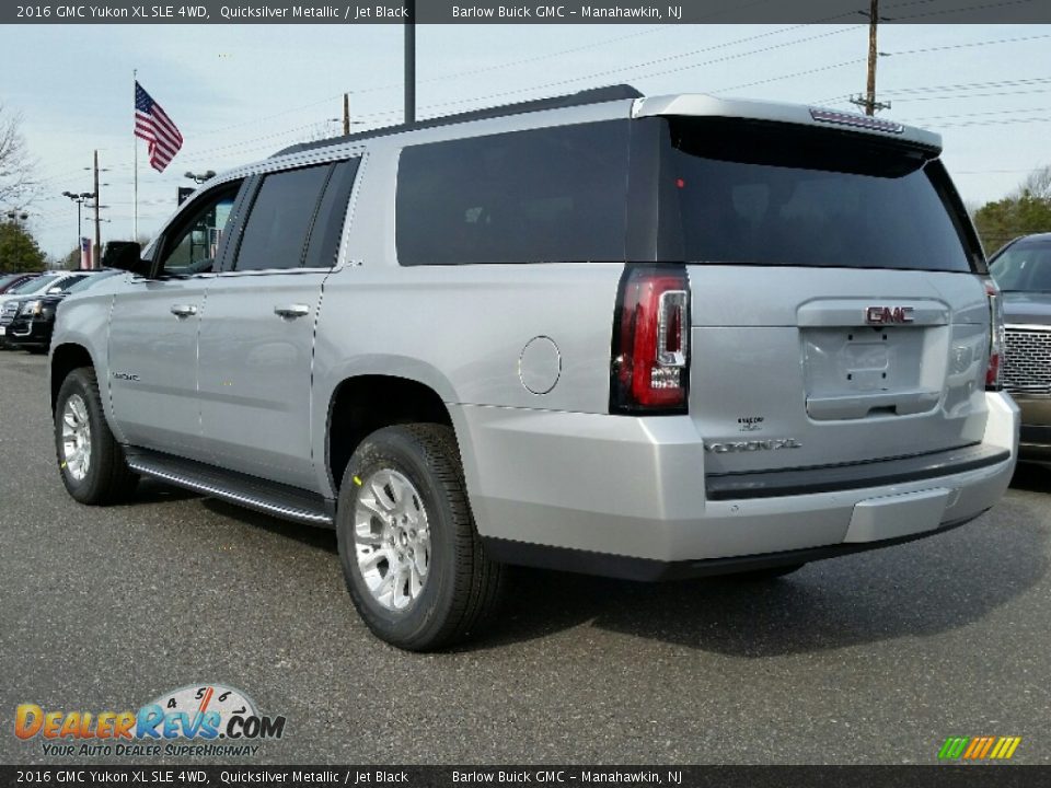 2016 GMC Yukon XL SLE 4WD Quicksilver Metallic / Jet Black Photo #4