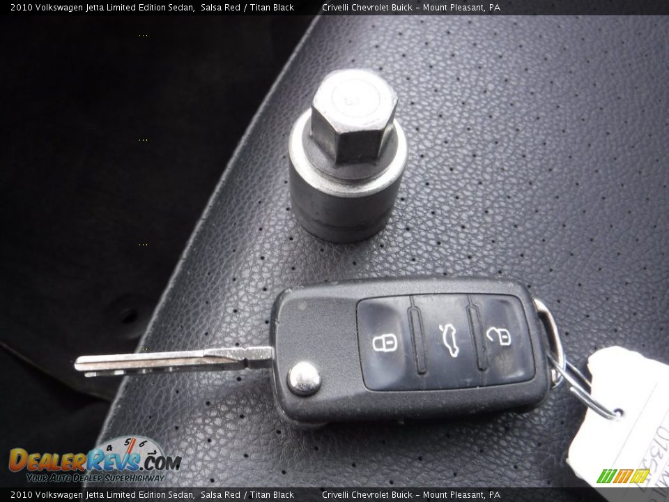 2010 Volkswagen Jetta Limited Edition Sedan Salsa Red / Titan Black Photo #26