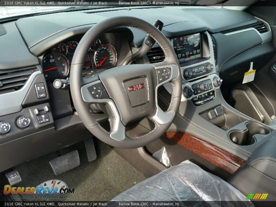 2016 GMC Yukon XL SLE 4WD Quicksilver Metallic / Jet Black Photo #7