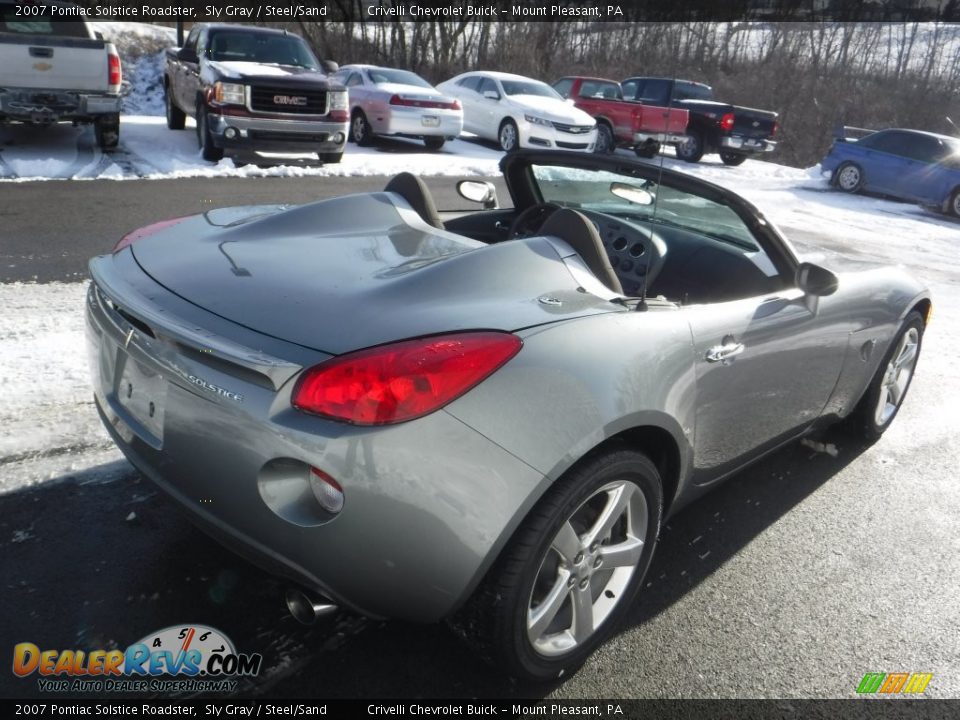 2007 Pontiac Solstice Roadster Sly Gray / Steel/Sand Photo #10