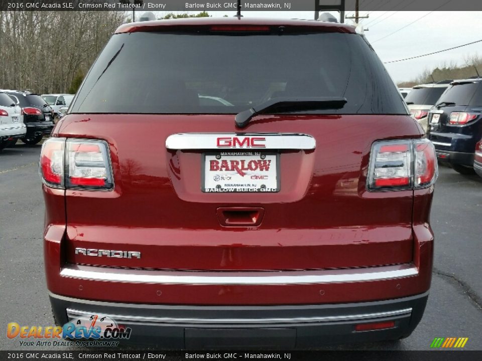 2016 GMC Acadia SLE Crimson Red Tintcoat / Ebony Photo #5