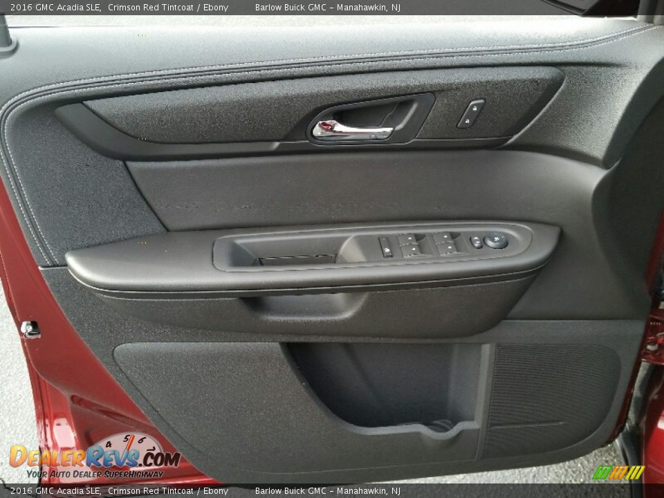 2016 GMC Acadia SLE Crimson Red Tintcoat / Ebony Photo #6