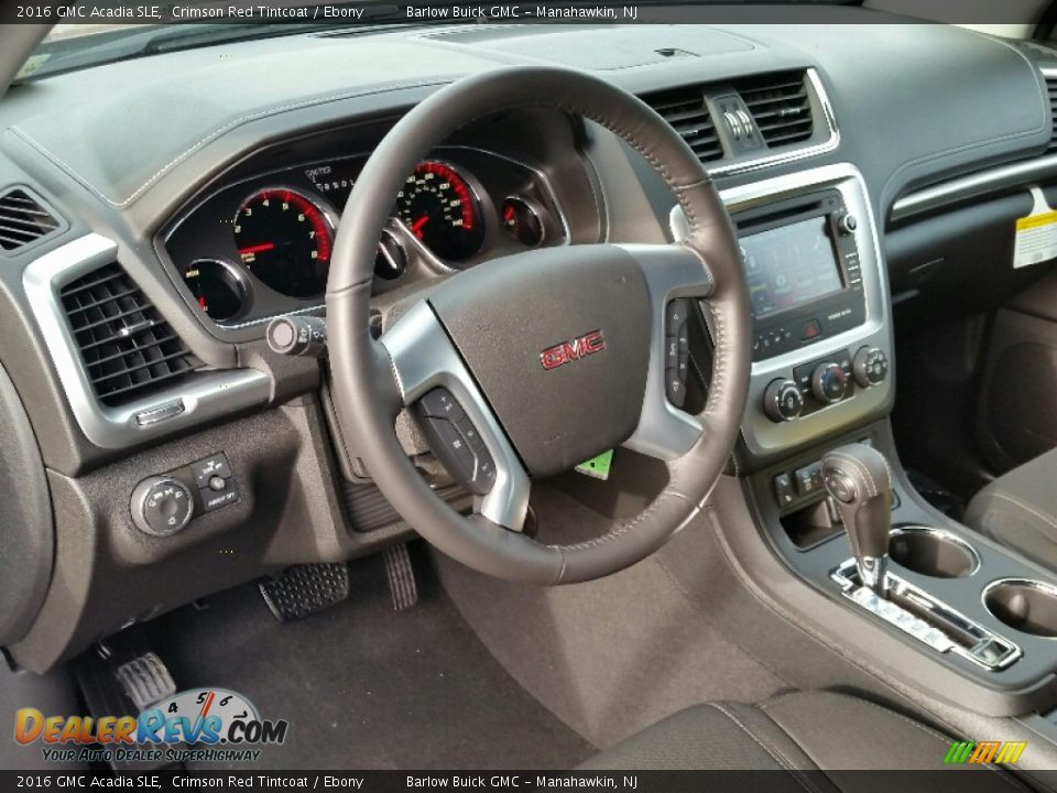 2016 GMC Acadia SLE Crimson Red Tintcoat / Ebony Photo #7