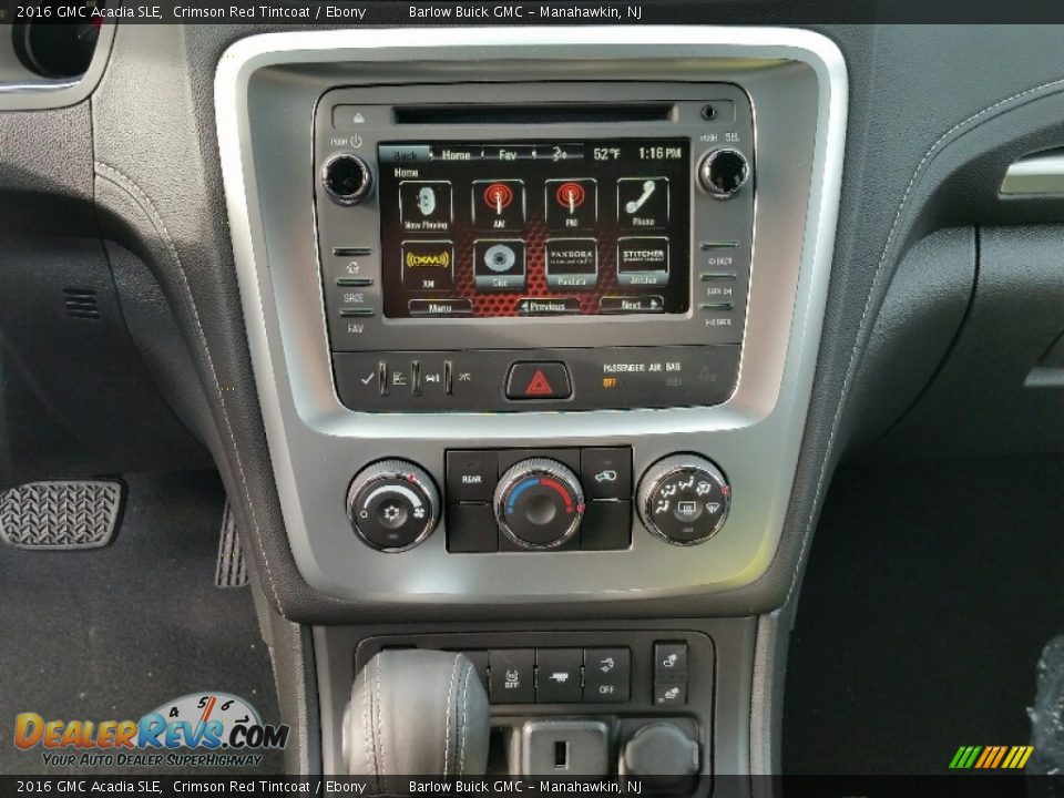 2016 GMC Acadia SLE Crimson Red Tintcoat / Ebony Photo #9