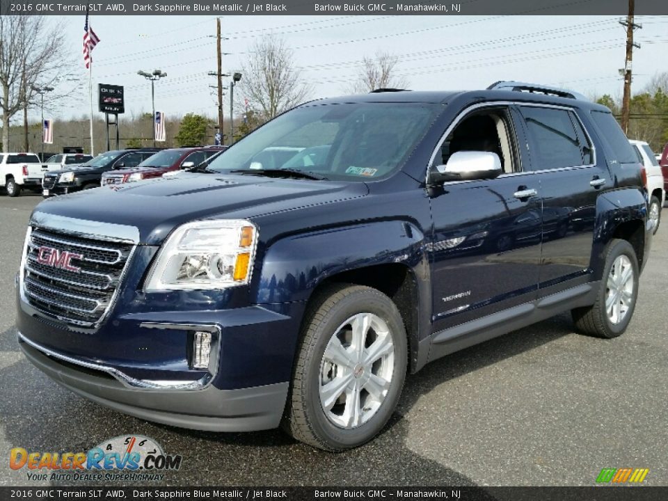 2016 GMC Terrain SLT AWD Dark Sapphire Blue Metallic / Jet Black Photo #1