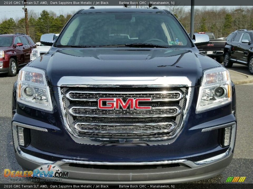 2016 GMC Terrain SLT AWD Dark Sapphire Blue Metallic / Jet Black Photo #2