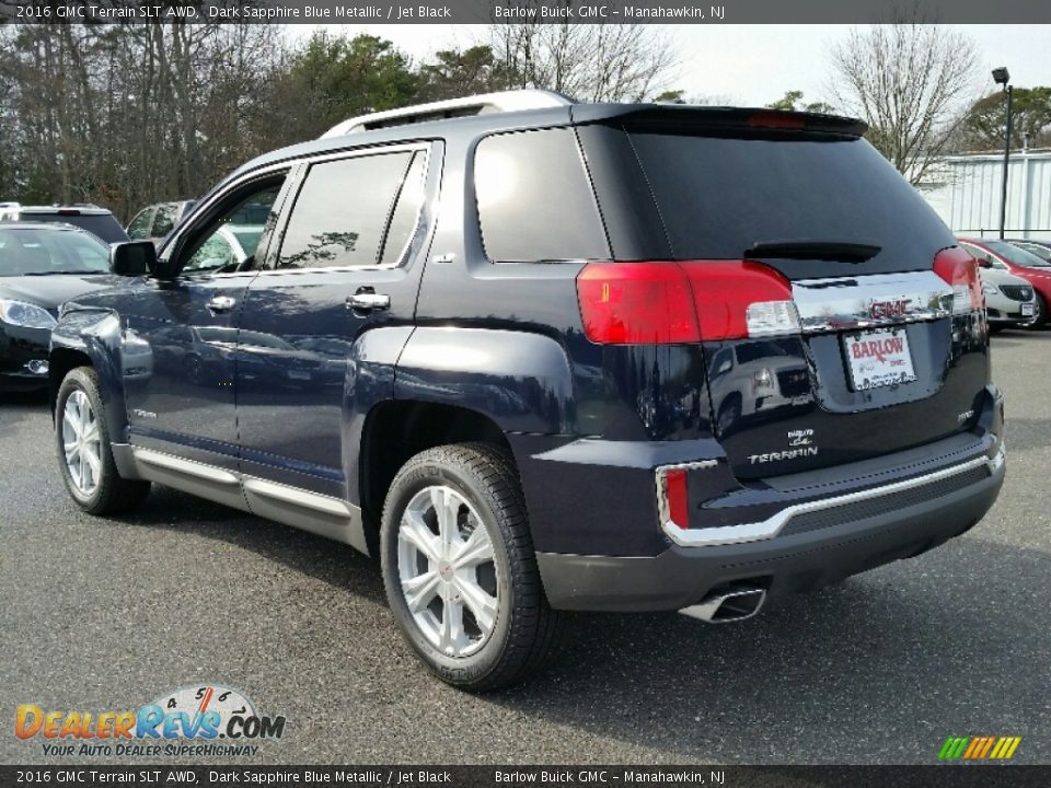 2016 GMC Terrain SLT AWD Dark Sapphire Blue Metallic / Jet Black Photo #4