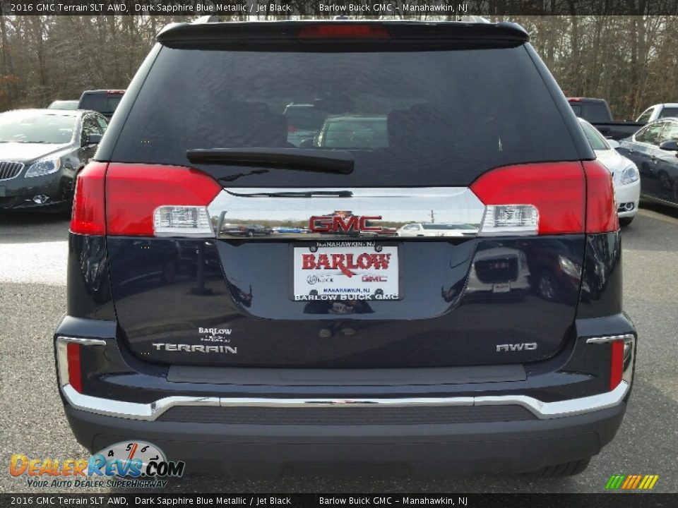 2016 GMC Terrain SLT AWD Dark Sapphire Blue Metallic / Jet Black Photo #5