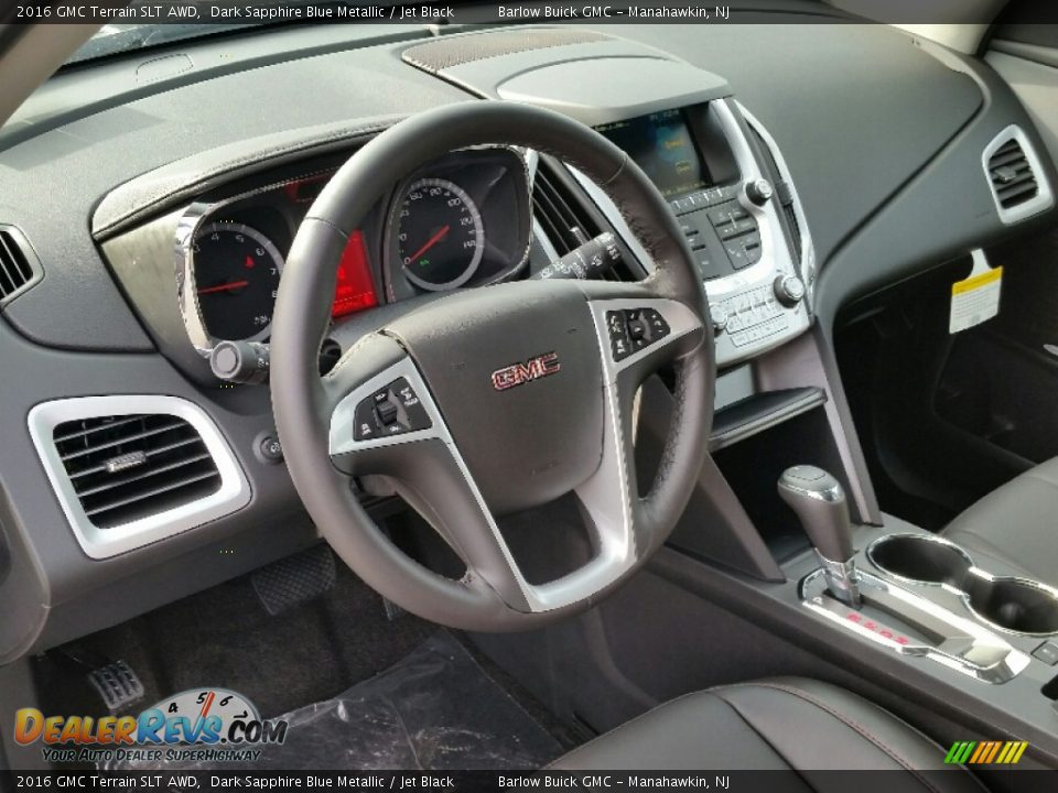 2016 GMC Terrain SLT AWD Dark Sapphire Blue Metallic / Jet Black Photo #8