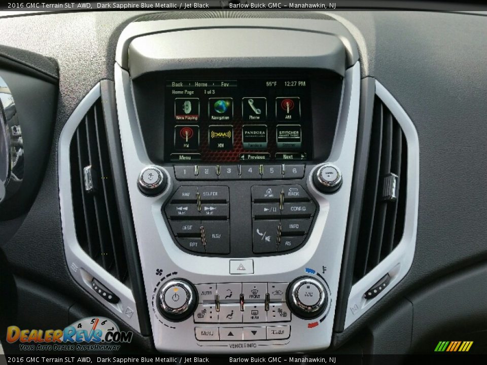 2016 GMC Terrain SLT AWD Dark Sapphire Blue Metallic / Jet Black Photo #9