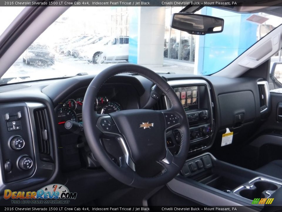 2016 Chevrolet Silverado 1500 LT Crew Cab 4x4 Iridescent Pearl Tricoat / Jet Black Photo #11