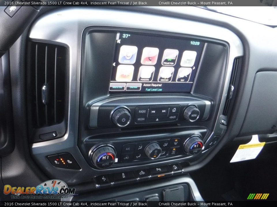 2016 Chevrolet Silverado 1500 LT Crew Cab 4x4 Iridescent Pearl Tricoat / Jet Black Photo #15