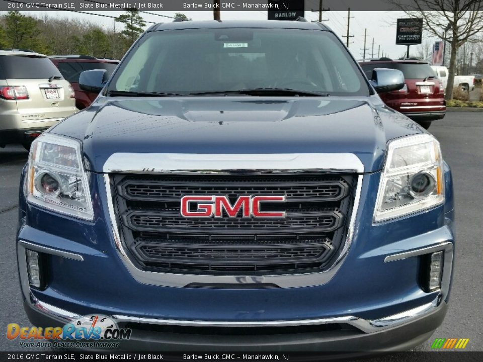 2016 GMC Terrain SLE Slate Blue Metallic / Jet Black Photo #2