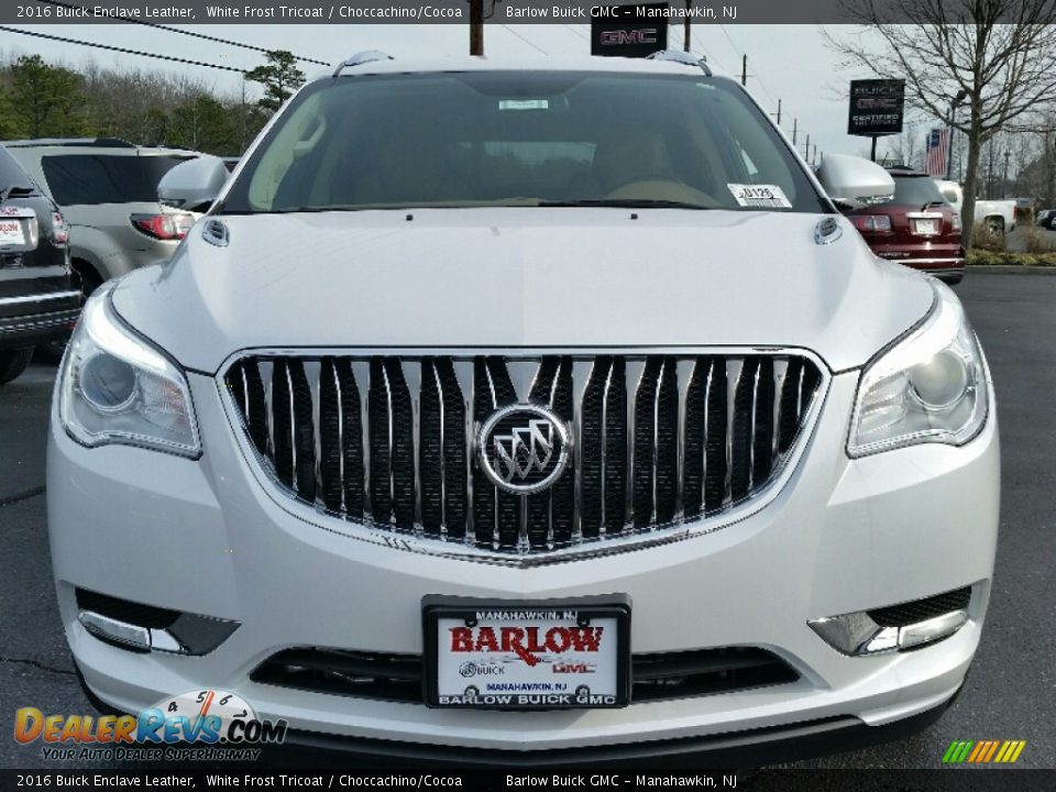 2016 Buick Enclave Leather White Frost Tricoat / Choccachino/Cocoa Photo #2