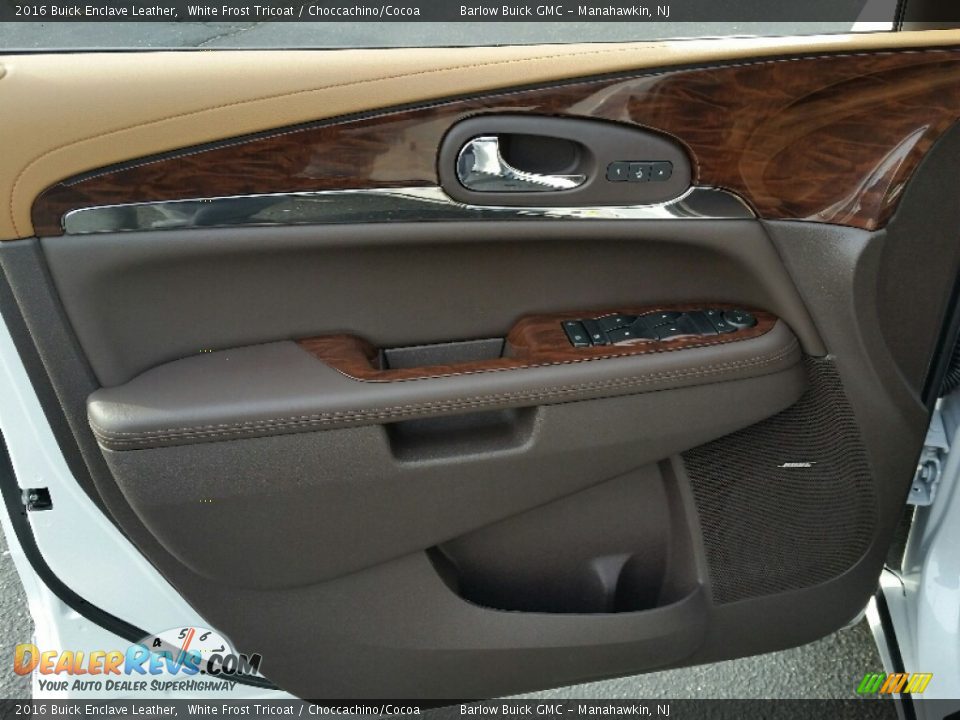 2016 Buick Enclave Leather White Frost Tricoat / Choccachino/Cocoa Photo #6