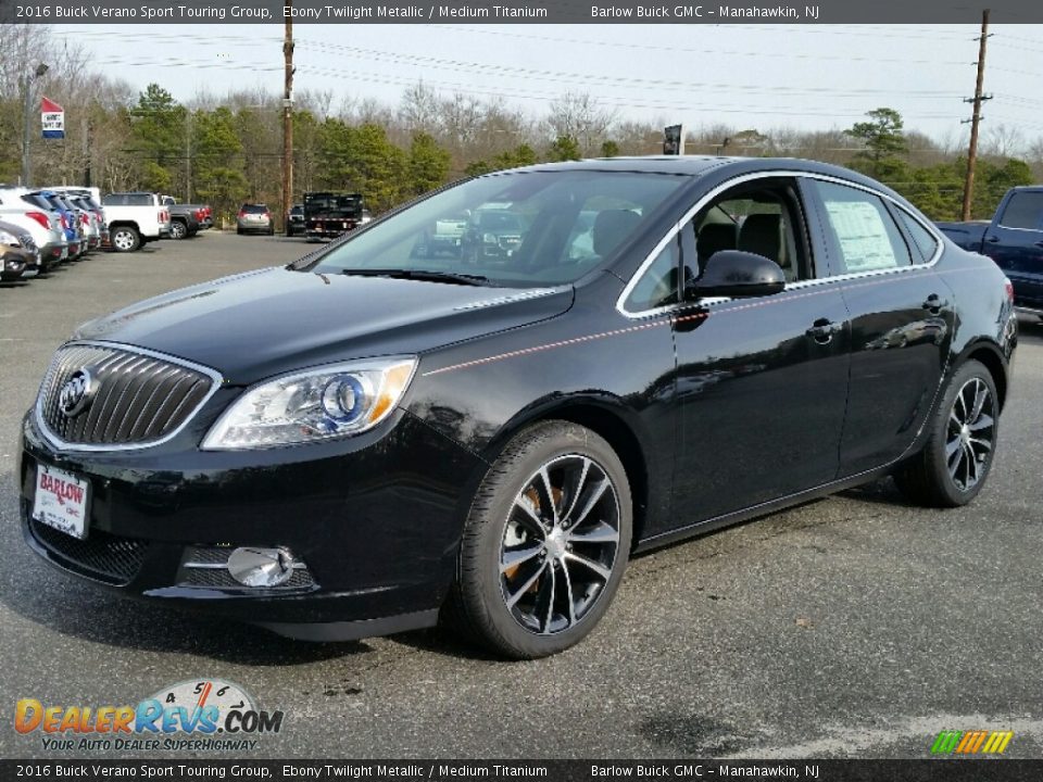 2016 Buick Verano Sport Touring Group Ebony Twilight Metallic / Medium Titanium Photo #1