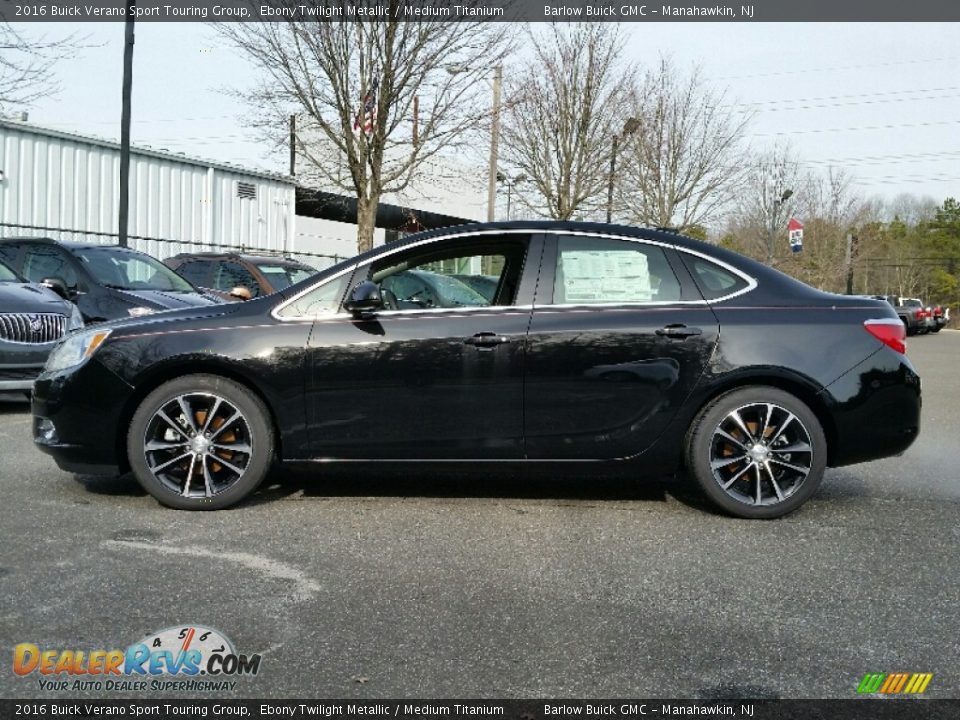 2016 Buick Verano Sport Touring Group Ebony Twilight Metallic / Medium Titanium Photo #3