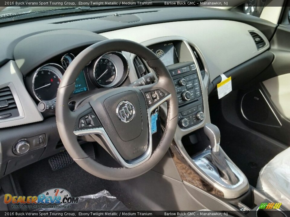 2016 Buick Verano Sport Touring Group Ebony Twilight Metallic / Medium Titanium Photo #8
