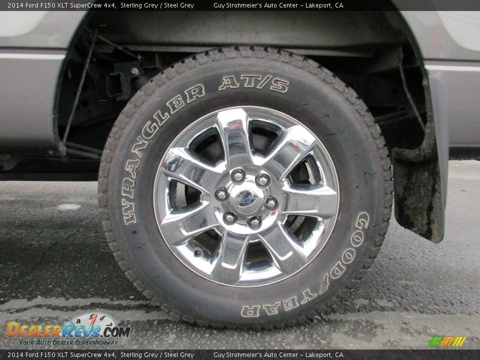 2014 Ford F150 XLT SuperCrew 4x4 Sterling Grey / Steel Grey Photo #26