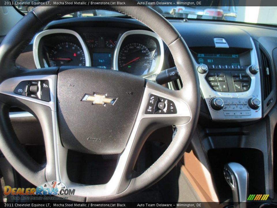 2011 Chevrolet Equinox LT Mocha Steel Metallic / Brownstone/Jet Black Photo #11