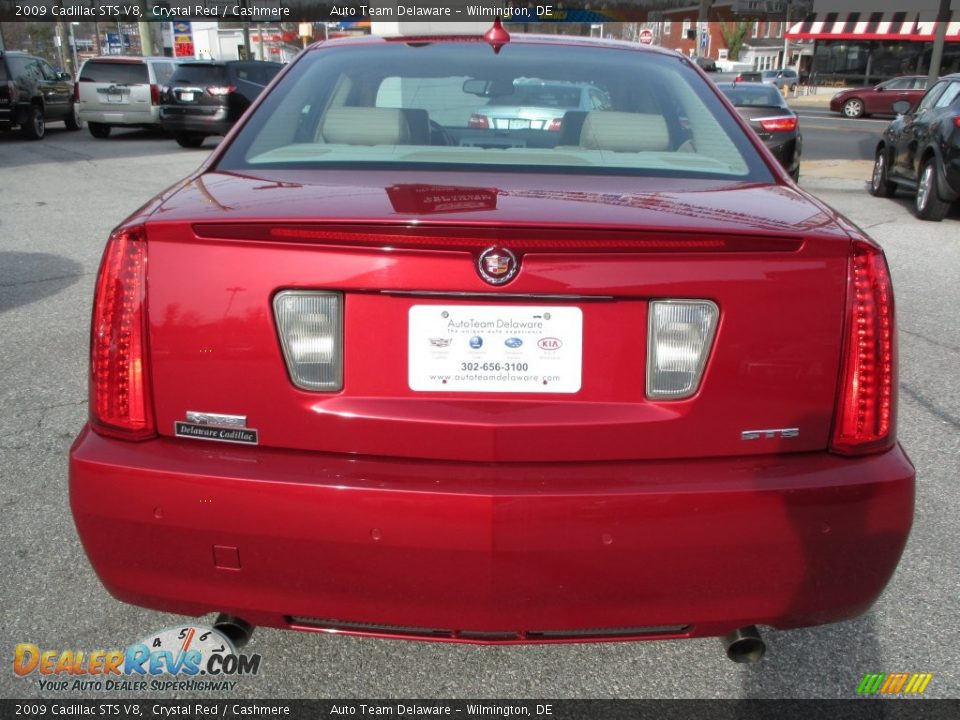 2009 Cadillac STS V8 Crystal Red / Cashmere Photo #5