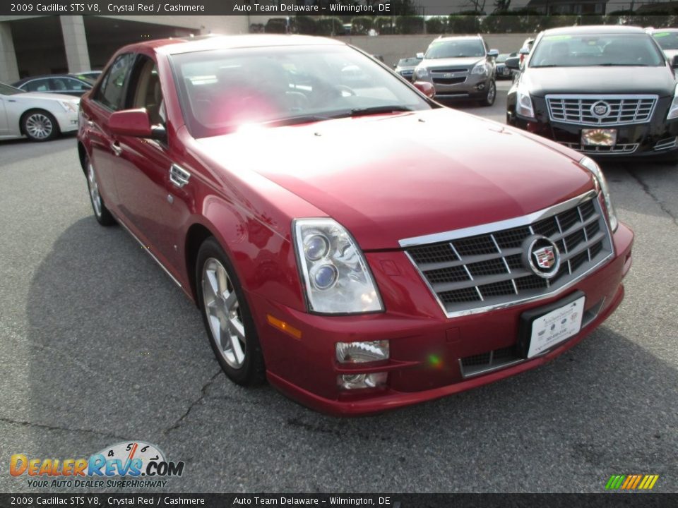 2009 Cadillac STS V8 Crystal Red / Cashmere Photo #8