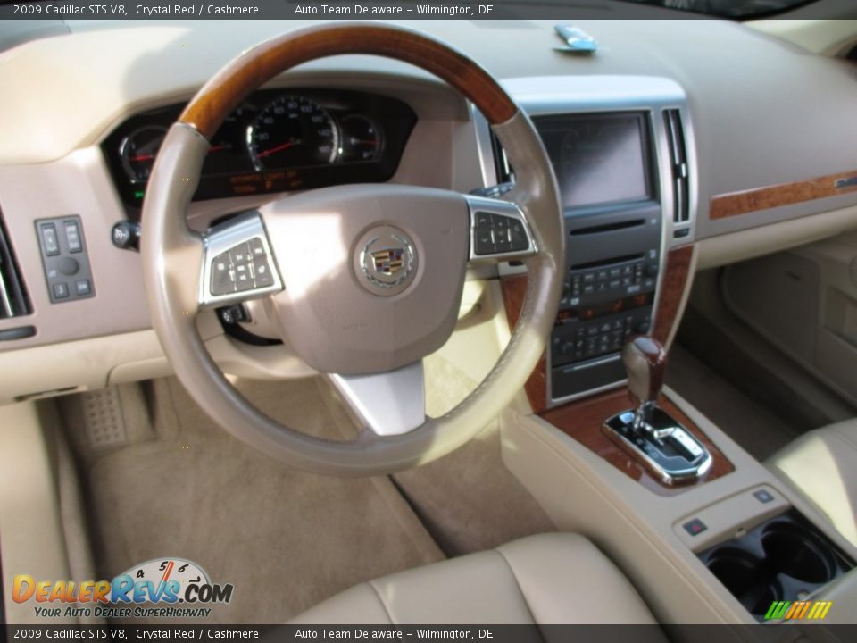 2009 Cadillac STS V8 Crystal Red / Cashmere Photo #11