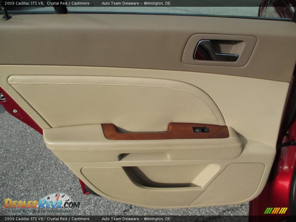 2009 Cadillac STS V8 Crystal Red / Cashmere Photo #24