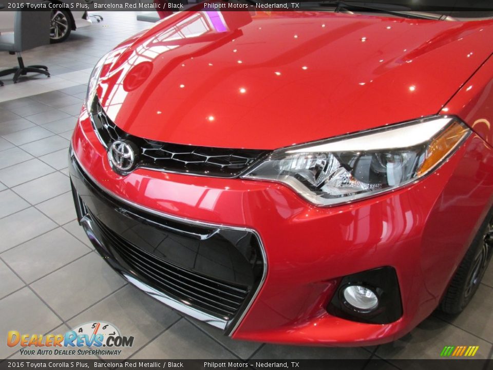 2016 Toyota Corolla S Plus Barcelona Red Metallic / Black Photo #9