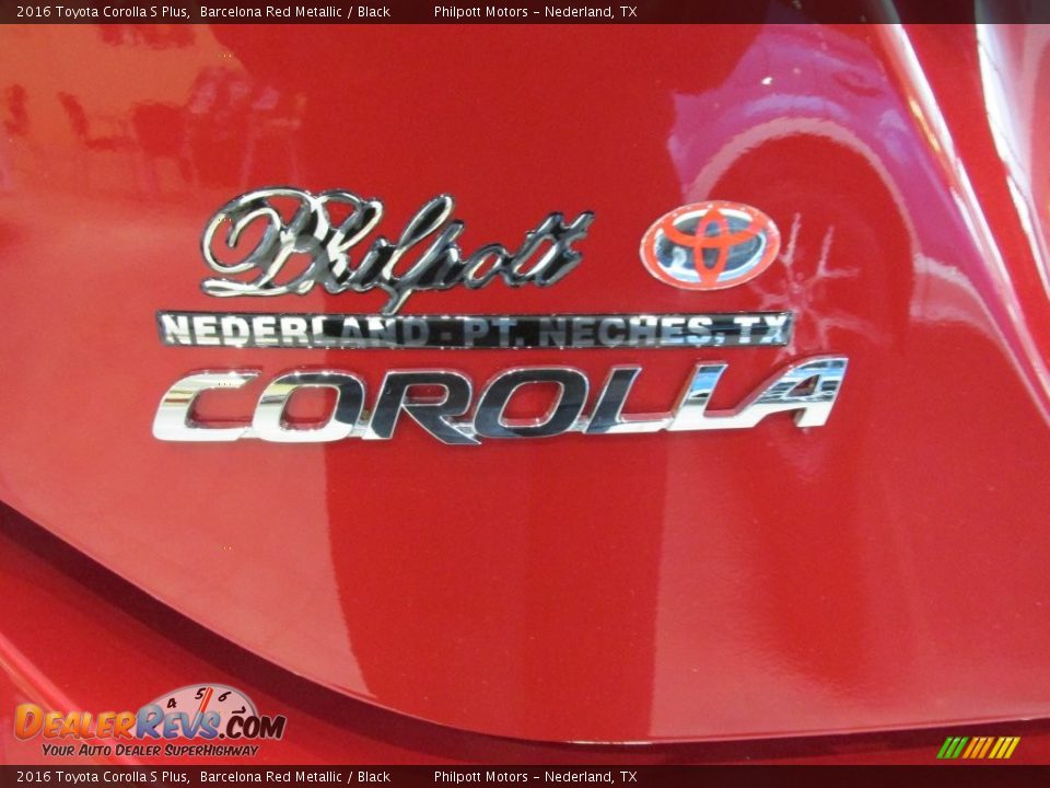 2016 Toyota Corolla S Plus Barcelona Red Metallic / Black Photo #12