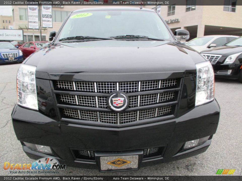 2012 Cadillac Escalade Premium AWD Black Raven / Ebony/Ebony Photo #9