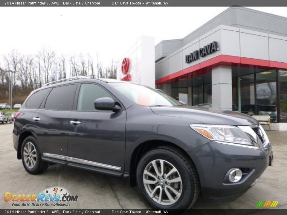 2014 Nissan Pathfinder SL AWD Dark Slate / Charcoal Photo #1