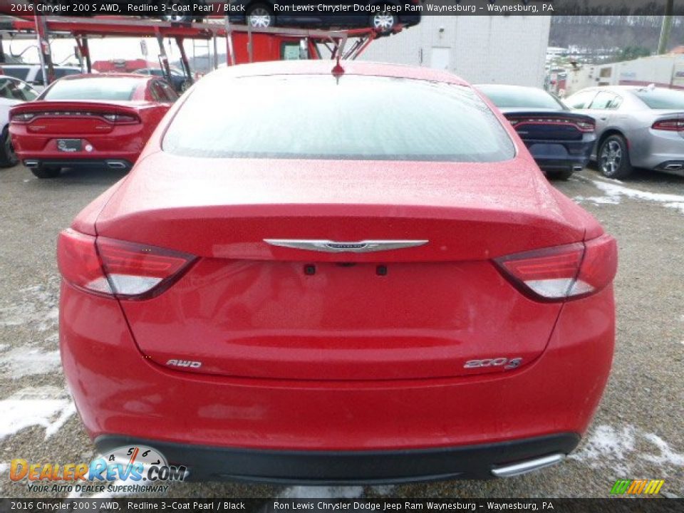 2016 Chrysler 200 S AWD Redline 3-Coat Pearl / Black Photo #6