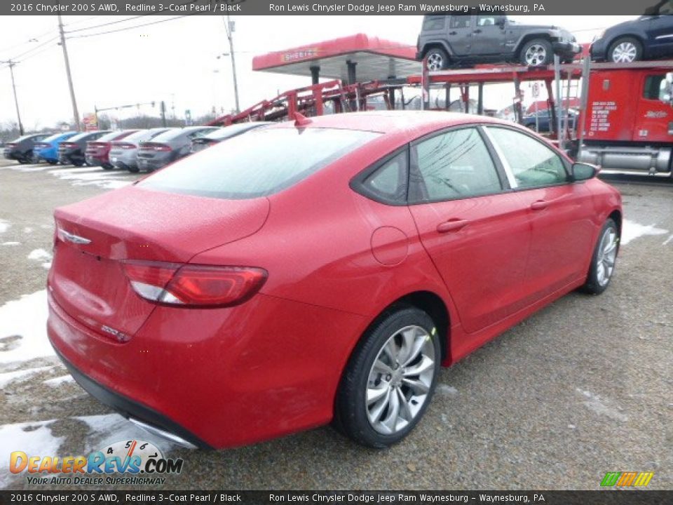 2016 Chrysler 200 S AWD Redline 3-Coat Pearl / Black Photo #7