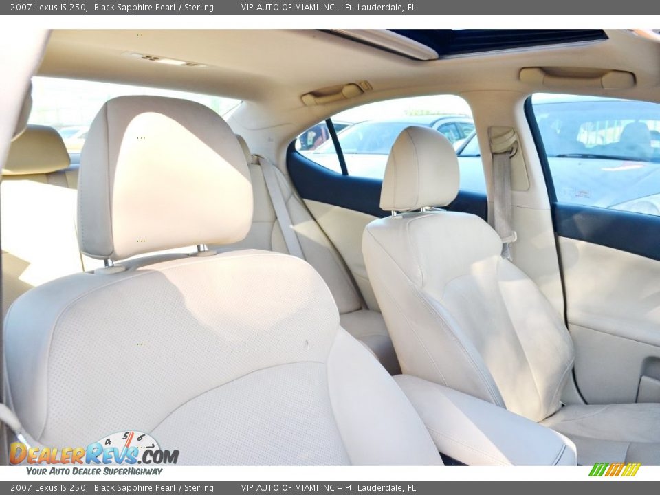 2007 Lexus IS 250 Black Sapphire Pearl / Sterling Photo #15