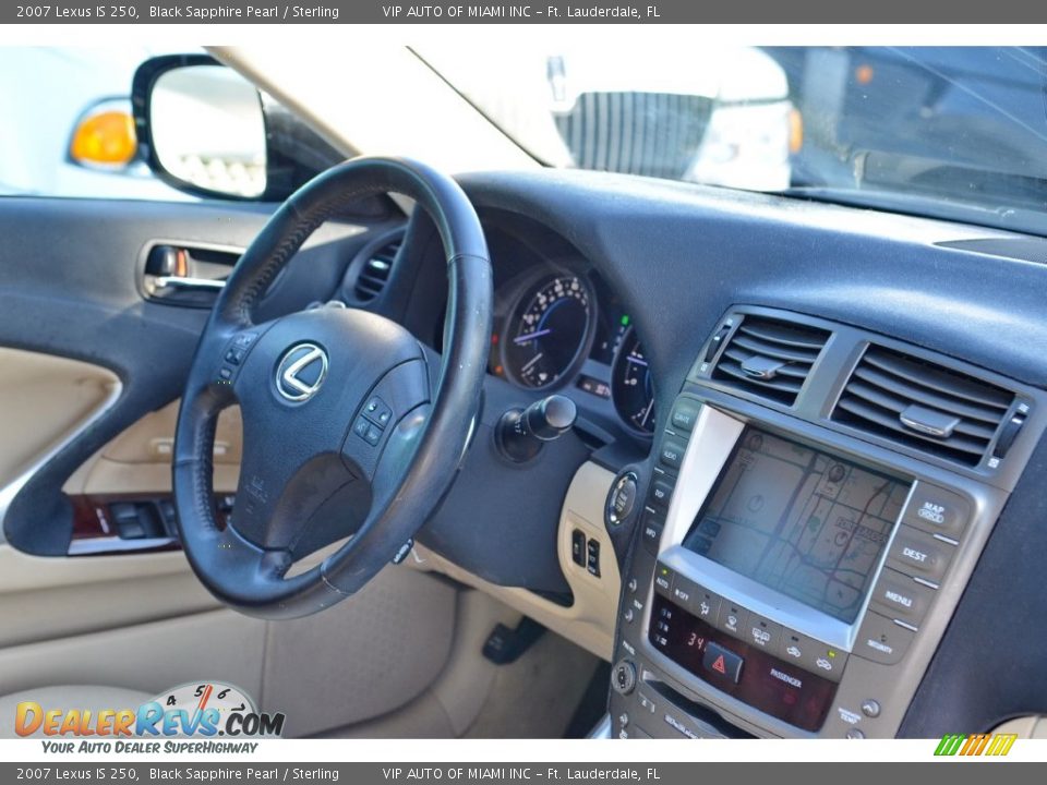 2007 Lexus IS 250 Black Sapphire Pearl / Sterling Photo #18