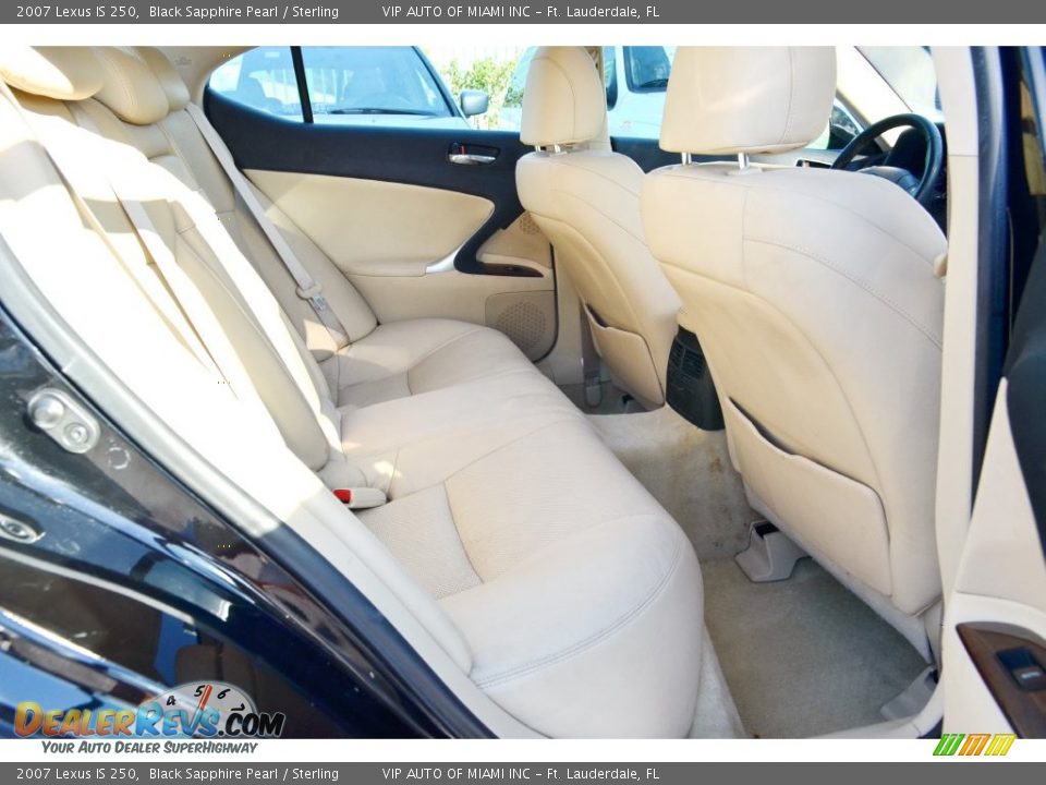 2007 Lexus IS 250 Black Sapphire Pearl / Sterling Photo #21