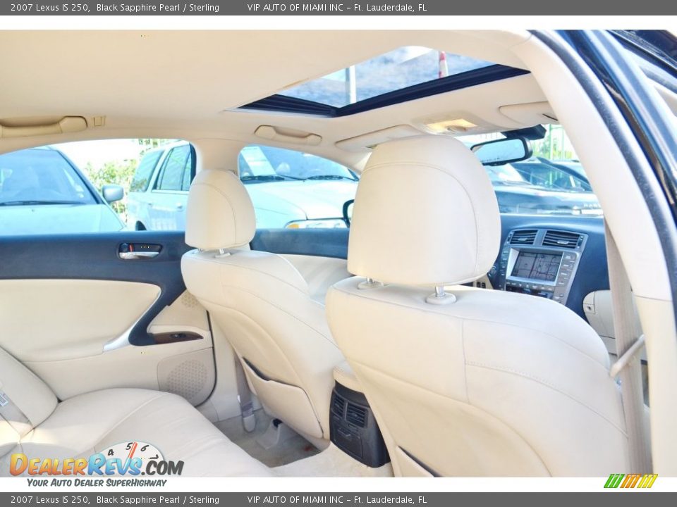 2007 Lexus IS 250 Black Sapphire Pearl / Sterling Photo #23