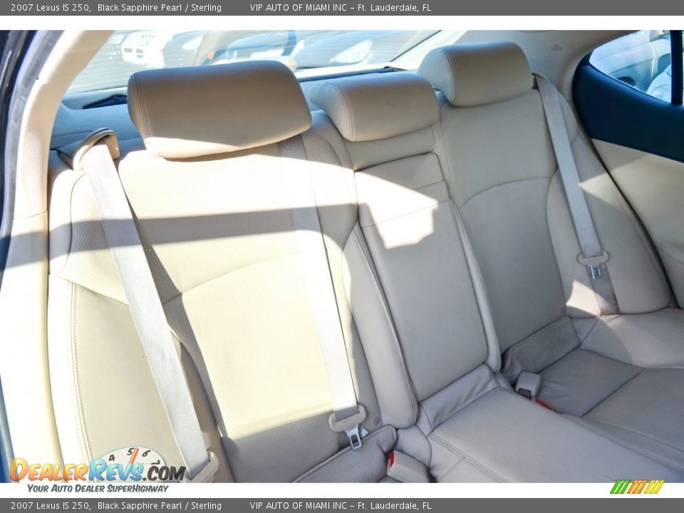 2007 Lexus IS 250 Black Sapphire Pearl / Sterling Photo #24