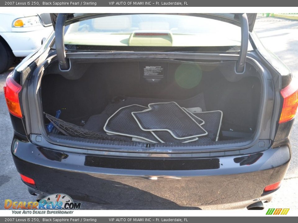 2007 Lexus IS 250 Black Sapphire Pearl / Sterling Photo #25