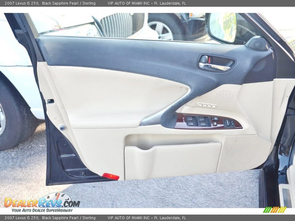 2007 Lexus IS 250 Black Sapphire Pearl / Sterling Photo #26