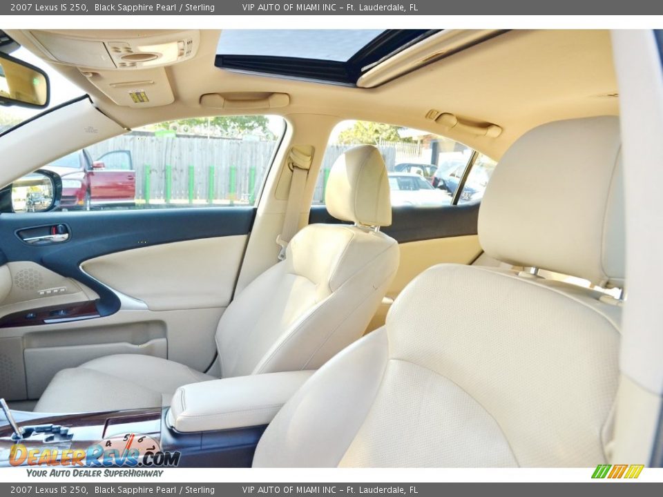 2007 Lexus IS 250 Black Sapphire Pearl / Sterling Photo #29