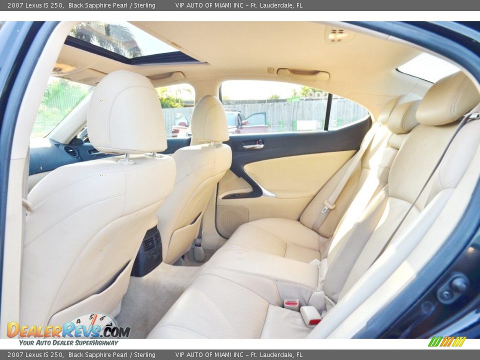 2007 Lexus IS 250 Black Sapphire Pearl / Sterling Photo #33