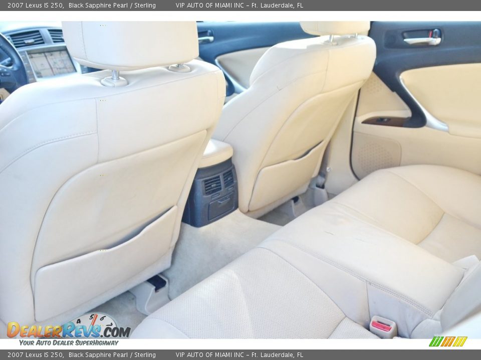 2007 Lexus IS 250 Black Sapphire Pearl / Sterling Photo #35