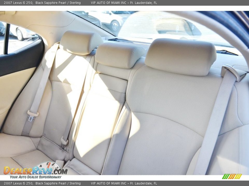 2007 Lexus IS 250 Black Sapphire Pearl / Sterling Photo #36