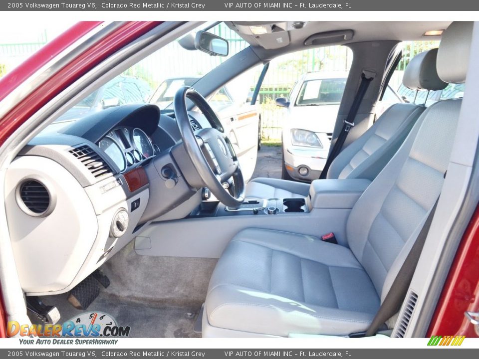 Kristal Grey Interior - 2005 Volkswagen Touareg V6 Photo #13