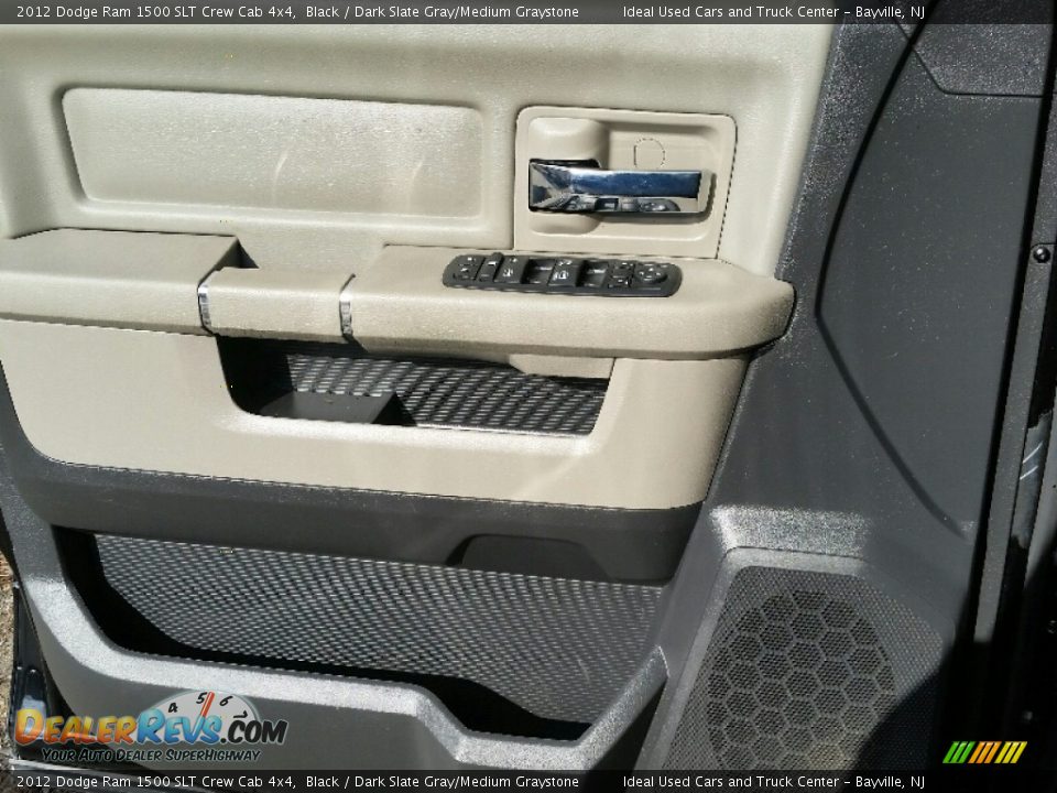 2012 Dodge Ram 1500 SLT Crew Cab 4x4 Black / Dark Slate Gray/Medium Graystone Photo #23