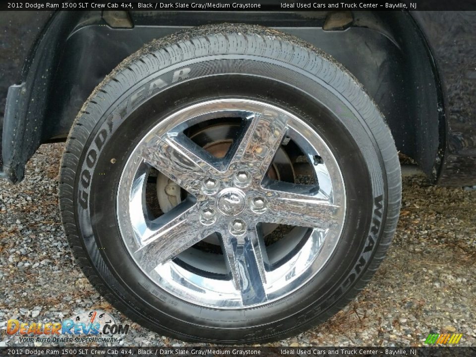 2012 Dodge Ram 1500 SLT Crew Cab 4x4 Black / Dark Slate Gray/Medium Graystone Photo #26