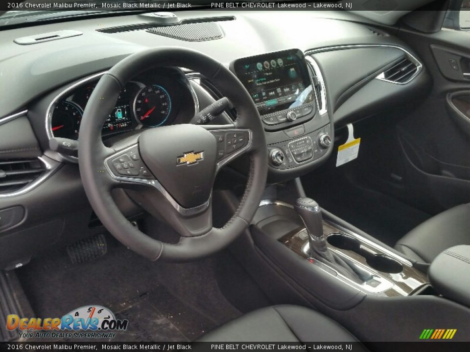 Jet Black Interior - 2016 Chevrolet Malibu Premier Photo #8