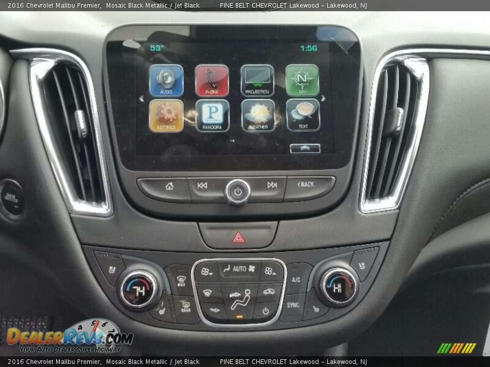 2016 Chevrolet Malibu Premier Mosaic Black Metallic / Jet Black Photo #9